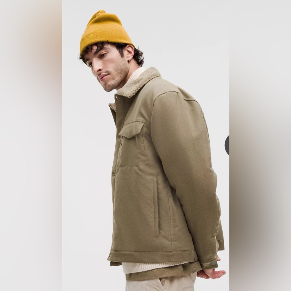 LULULEMON ATHLETICA TAN SHERPA-COLLAR JACKET - Picture 15 of 15
